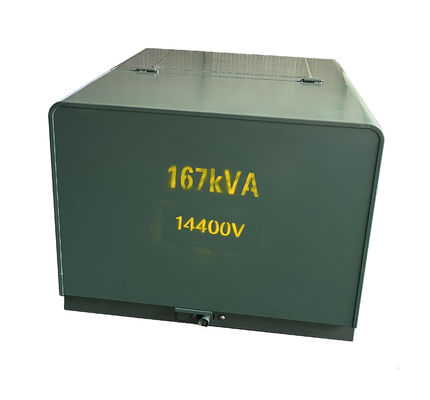 কেনা 167KVA একক ফেজ তেল প্রকার ট্রান্সফরমার 34500V 19920V 480Y 277V অনলাইনে উৎপাদন