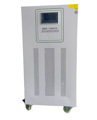 কেনা 100KVA থ্রি ফেজ ভোল্টেজ রেগুলেটর কপার ফুল লোড 1s রেসপন্স অনলাইনে উৎপাদন