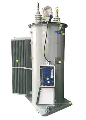 কেনা 500KVA 200A অয়েল টাইপ ট্রান্সফরমার 19920V 200KV BIL লাইন রেগুলেটর অনলাইনে উৎপাদন