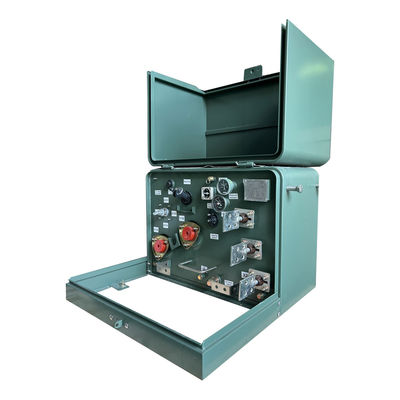 কেনা 100kVA একক ফেজ প্যাড মাউন্ট ট্রান্সফরমার Ansi স্ট্যান্ডার্ড লুপ ফিড রেডিয়াল ফিড অনলাইনে উৎপাদন