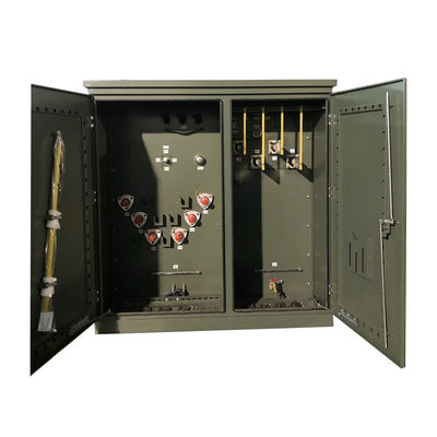কেনা 300 Kva থ্রি ফেজ প্যাড মাউন্ট ট্রান্সফরমার তেল নিমজ্জিত স্টেপ ডাউন 12470V থেকে 480V এএনএসআই আইইইই অনলাইনে উৎপাদন