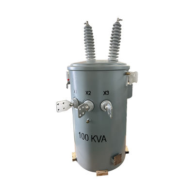 কেনা 100Kva একক ফেজ পাওয়ার পল ট্রান্সফরমার ধাপে ধাপে ট্রান্সফরমার 35KV থেকে 240V দাম অনলাইনে উৎপাদন