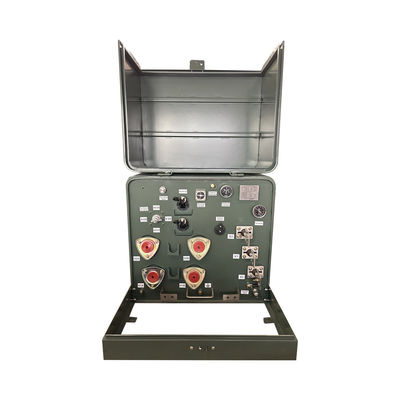 কেনা 37.5kva  Single Phase Pad Mounted Distribution Transformer Oil Immersed 12000v To 240v 304 Stainless Stee অনলাইনে উৎপাদন