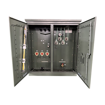 কেনা 500kva থ্রি ফেজ প্যাড মাউন্ট ট্রান্সফরমার পাওয়ার 12000V থেকে 208Y 304 SS NEMA 3R রেডিয়াল ফিড অনলাইনে উৎপাদন