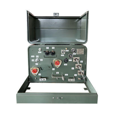 কেনা 25KVA একক ফেজ প্যাড মাউন্ট ট্রান্সফরমার 12000V থেকে 240VProfessional Manufacturer ANSI/IEEE Std অনলাইনে উৎপাদন