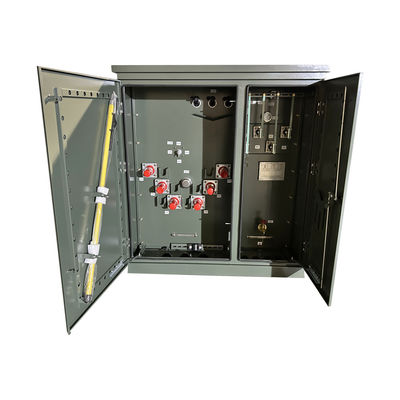 কেনা 150kva প্যাড মাউন্ট থ্রি-ফেজ অয়েল-ডুম্বড ডিস্ট্রিবিউশন ট্রান্সফরমার পাওয়ার 34500V থেকে 208V এএনএসআই / আইইইই সি 57 অনলাইনে উৎপাদন