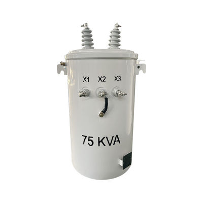 কেনা 75kva তেল একক ফেজ ওভারহেড মেরু মাউন্ট বিতরণ ট্রান্সফরমার 4160GrdY/2400 থেকে 120/240V অনলাইনে উৎপাদন