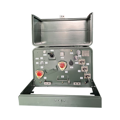 কেনা 25kva সিঙ্গল ফেজ প্যাড মাউন্ট করা পাওয়ার ট্রান্সফরমার লুপ ফিড 4160V থেকে 240V কাস্টমাইজড অনলাইনে উৎপাদন