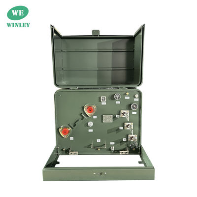 কেনা 167Kva একক ফেজ প্যাড মাউন্ট ট্রান্সফরমার আবাসিক তেল ভরা 34.5KV তরল ভরা অনলাইনে উৎপাদন