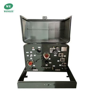 কেনা 10kva একক ফেজ প্যাড মাউন্ট ট্রান্সফরমার তেল ডুবে বিদ্যুৎ বিতরণ ANSI আইইইই স্ট্যান্ডার্ড অনলাইনে উৎপাদন