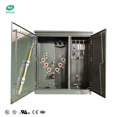 কেনা সৌর শক্তি ট্রান্সফরমার 225kva সৌর শক্তি অ্যাপ্লিকেশনগুলির জন্য থ্রি ফেজ প্যাড মাউন্ট ট্রান্সফরমার স্টেপ আপ 208V থেকে 13.8KV অনলাইনে উৎপাদন