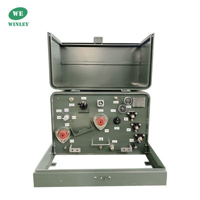 কেনা 50kva একক ফেজ প্যাড মাউন্ট ট্রান্সফরমার তেল নিমজ্জিত বিতরণ ট্রান্সফরমার 13800V ANSI / IEEE C57 অনলাইনে উৎপাদন