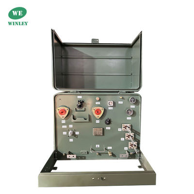 কেনা 25 kVA Single-Phase Pad Mounted Distribution Transformer 12.47KV To 120V  Meets DOE 2016  CSA ANSI IEEE Standards অনলাইনে উৎপাদন