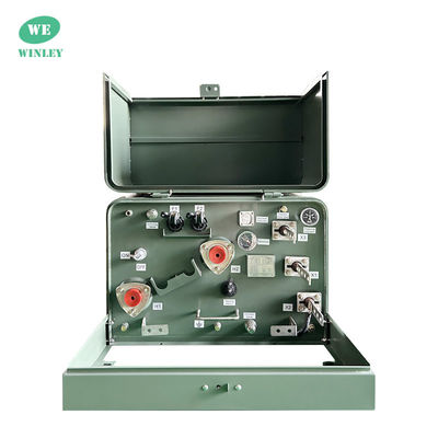 কেনা UL Listed 25 kVA SinglePhase Pad Mounted Transformer 13200V To 240V Oil Immersed Power Electrical Distribution  Transformer অনলাইনে উৎপাদন
