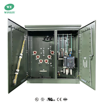 কেনা ইউএল 350KVA আবাসিক প্যাড মাউন্টেড ট্রান্সফরমার ৩ ফেজ তেল নিমজ্জিত 12470V থেকে 208Y ANSI C57 অনলাইনে উৎপাদন