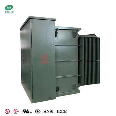 কেনা Pad Mounted Transformer 3 Phase 1000Kva 34.5Kv to 208V Radial Feed Ceramic Sleeve oil immersed power transformer অনলাইনে উৎপাদন