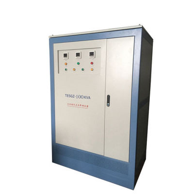 কেনা 100KVA মোটর কন্ট্রোল 3 ফেজ এসি ভোল্টেজ রেগুলেটর 415V/415V 2% অনলাইনে উৎপাদন