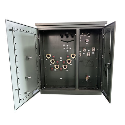 112.5Kva উচ্চ ভোল্টেজ তিন ফেজ প্যাড মাউন্ট বৈদ্যুতিক ট্রান্সফরমার তেল ডুবে 13200V থেকে 480V