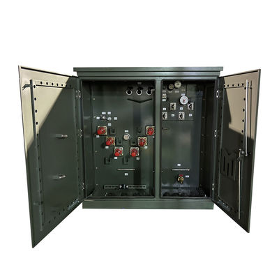 500kva থ্রি ফেজ প্যাড মাউন্টড ট্রান্সফরমার অ্যানসি স্ট্যান্ডার্ড লুপ ফিড 34500v থেকে 480y/277