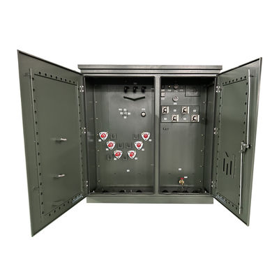 3 ফেজ প্যাড মাউন্ট ট্রান্সফরমার আকার 3000Kva স্টেপ-ডাউন 12000V থেকে 630Y/364