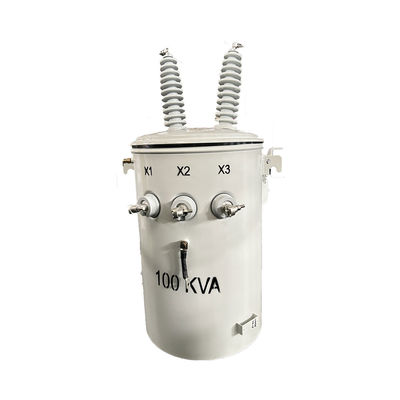 একক ফেজ মেরু মাউন্ট ট্রান্সফরমার 23KV থেকে 240V ANSI আইইইই স্ট্যান্ডার্ড পূরণ