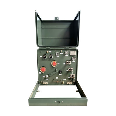 75KVA একক ফেজ প্যাড মাউন্ট ট্রান্সফরমার আউটডোর ANSI C57 24.94V থেকে 120V