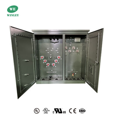 3 ফেজ প্যাড মাউন্ট বিতরণ ট্রান্সফরমার 2500 Kva 13200v থেকে 480y/277 বহিরঙ্গন জন্য
