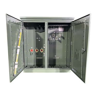 500 Kva 3 ফেজ প্যাড মাউন্ট করা পাওয়ার ডিস্ট্রিবিউশন ট্রান্সফরমার ডুয়াল ভোল্টেজ 12470V & 4160V UL সার্টিফাইড