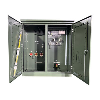 500Kva 3 ফেজ প্যাড মাউন্ট ট্রান্সফরমার 2400V থেকে 480V রেডিয়াল ফিড ইউএল সার্টিফাইড