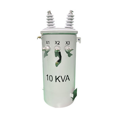10 Kva সিঙ্গল ফেজ পল মাউন্টড ট্রান্সফরমার ওভারহেড ডিস্ট্রিবিউশন 12.470 কেভি ডিওই 2016 সিএসএ এএনএসআই / আইইইই স্ট্যান্ডার্ডগুলি পূরণ করে