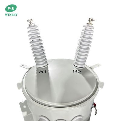 100 কেভিএ একক-ফেজ মেরু-মাউন্ট বিতরণ ট্রান্সফরমার তেল নিমজ্জিত 34.5 কেভি প্রস্তুতকারক