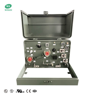 UL 37.5KVA 13800V থেকে 240/120V তেল নিমজ্জিত বিতরণ ট্রান্সফরমার একক ফেজ প্যাড মাউন্ট ট্রান্সফরমার