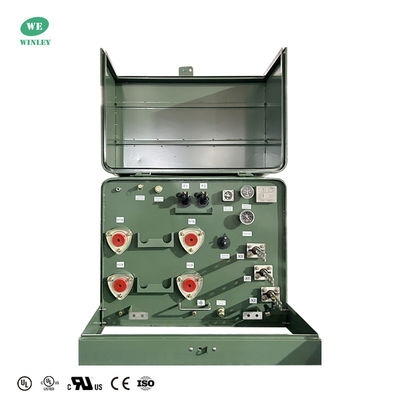 UL/cUL সার্টিফিকেশন সরবরাহকারী 25Kva একক ফেজ প্যাড মাউন্টড ট্রান্সফরমার পাওয়ার বিতরণের জন্য 4160V থেকে 120V