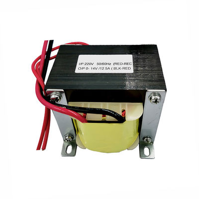 175VA অটোমেশন সরঞ্জাম EI পাওয়ার ট্রান্সফরমার 220V 14V/12.5A
