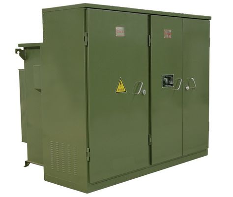 2500KVA থ্রি ফেজ অয়েল টাইপ ট্রান্সফরমার প্যাড মাউন্ট করা লাইভ ফ্রন্ট ডেড ফ্রন্ট