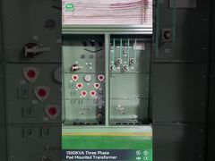 ইউএল তালিকাভুক্ত ১৫০০কেভিএ থ্রি ফেজ প্যাড মাউন্টেড ট্রান্সফরমার পাওয়ার সিস্টেম বিতরণ